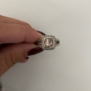 David Yurman Morganite Ring Size 7